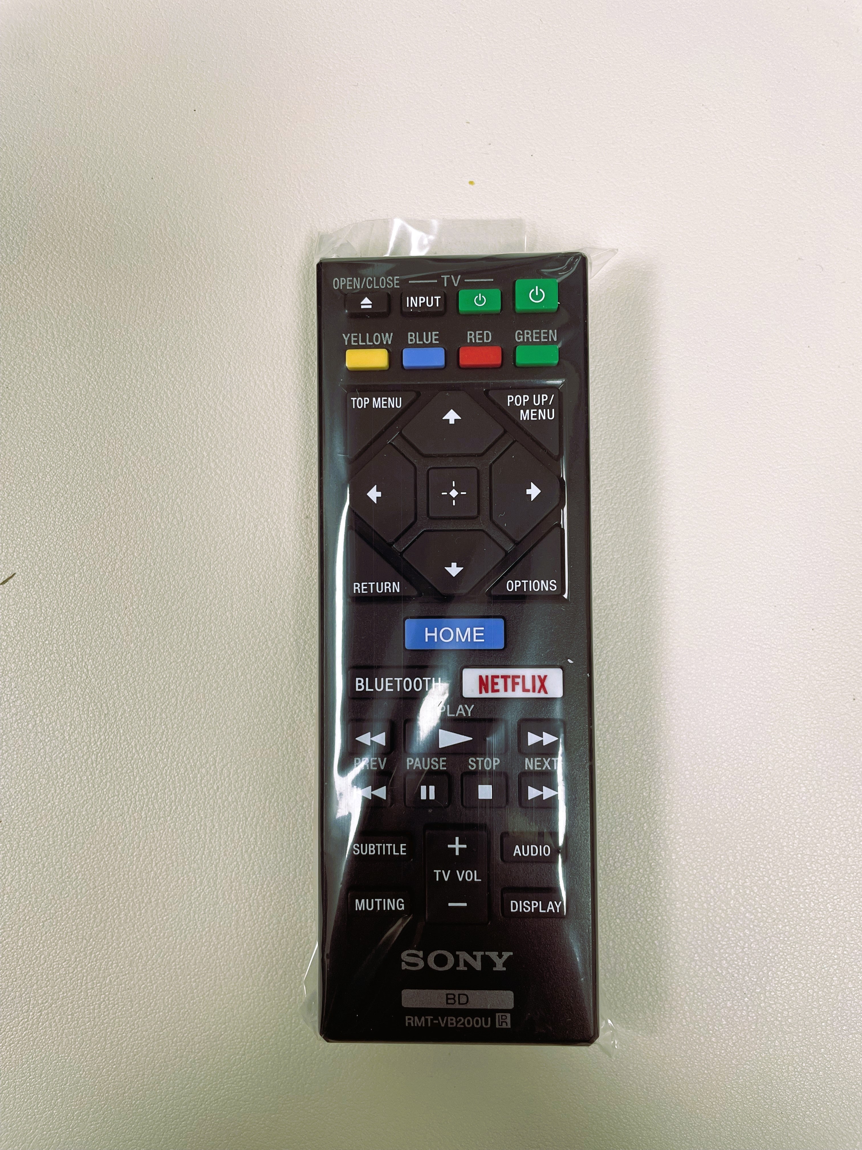 Original Sony Blu-Ray Remote and Sony Blu Ray DVD Player BD Disc 