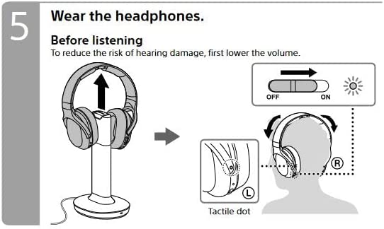 Sony RF400 Wireless Home Theater Headphones (WHRF400)